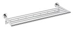 SAPHO XR422 X-ROUND półka na ręczniki składana z haczykami 600mm, chrom
