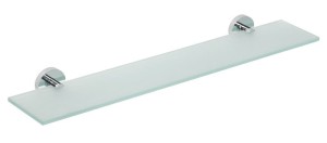 SAPHO XR609 X-ROUND E półka szklana 600mm, chrom