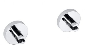 SAPHO XR009 X-ROUND uchwyty do szklanych półek 8mm, chrom