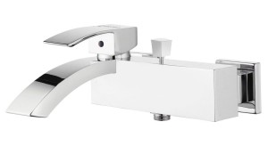 SAPHO 1101-10 GINKO bateria wannowa ścienna, chrom