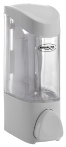 AQUALINE 1319-70 Dozownik płynnego mydła do powieszenia, 300 ml, biały
