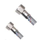 AQUALINE 33254 Wąż przyłączeniowy nierdzewny FxF 3/8"x1/2", 40cm