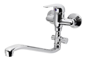 AQUALINE 52140 AQUALINE 35 bateria umywalkowa/wannowa ścienna,  chrom