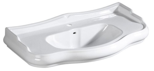 RETRO umywalka ceramiczna 100x54,5cm, biały