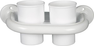 AQUALINE 8007 WHITE LINE uchwyt kubeczków, biały