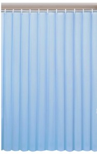 AQUALINE Zasłonka 180x180cm, winyl, niebieska 0201003 M