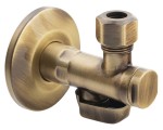 SAPHO 2020BRO Zawór kątowy 1/2"x 3/8", brąz