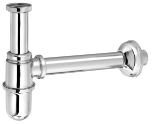 SAPHO 9591 RETRO Syfon umywalkowy 5/4", odpływ 32mm, chrom