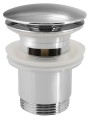 Odpływ umywalkowy 5/4“, klik-klak, duży korek, 30-45mm, chrom