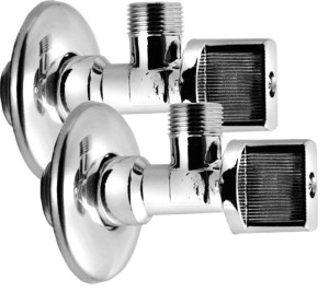 AQUALINE 5306 Zawór kulowy narożny 1/2 "x3/8", para, chrom