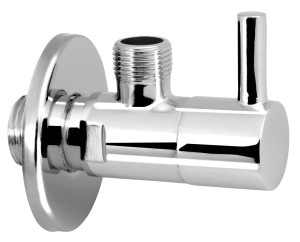 AQUALINE 5317 Zawór narożny 1/2 "x3/8", okrągły, chrom