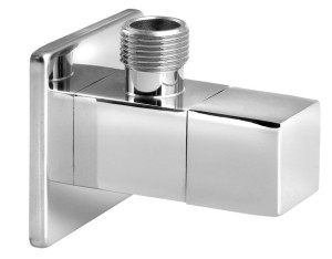 AQUALINE 5318 Zawór narożny 1/2 "x3/8", kwadratowy, chrom