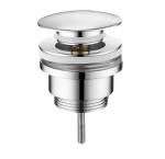 SAPHO CV1002 Odpływ umywalkowy 5/4”, klik-klak, duży korek, 10-55mm, chrom