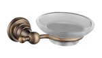 SAPHO 1318-02 DIAMOND mydelniczka, szkło mleczne, brąz