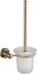 SAPHO 1318-08 DIAMOND wisząca szczotka do WC, szkło mleczne, brąz