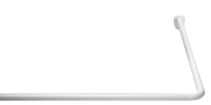 Ridder 59501 Drążek narożny uniwersalny, biały