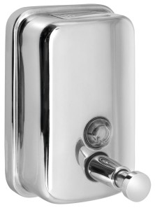 SAPHO XP100 Dozownik płynnego mydła 400ml, stal nierdzewna polerowana