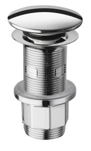 Silfra WA43451 Korek umywalkowy 5/4'', klik-klak, duży grzybek, 10-80mm, ABS/chrom