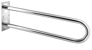 SAPHO XH538 HANDICAP poręcz wspierająca typ-U 600mm, stal nierdzewna polerowana