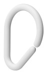 Ridder 1493011 Krążki, haczyki do zasłonki 12 szt., plastik, białe