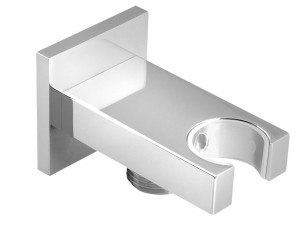 SAPHO AQ591 Przyłącze kątowe z uchwytem, chrom