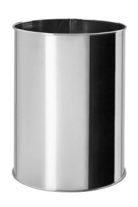 SAPHO XP015 Kosz na śmieci 9l, stal nierdzewna polerowana