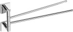 SAPHO XQ405 X-SQUARE podwójny wieszak na ręczniki, obrotowy 420mm, chrom