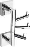 SAPHO XQ204 X-SQUARE wieszak potrójny obrotowy, chrom