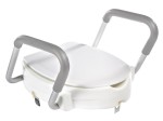Ridder A0072001 HANDICAP Deska WC podwyższona 10 cm, z uchwytami, biała