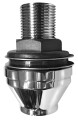 Wąż do pryszniców wysuwanych, F1/4"-M3/8",150cm, czarny