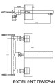 Kohlman EXCELENT QW195H bateria umywalkowa podtynkowa