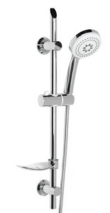 AQUALINE 11444 SUNRA zestaw prysznicowy z mydelniczką, chrom