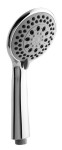 AQUALINE SC105 Sluchawka prysznicowa z masażem, 3 funkcje, średnica 100mm, ABS/chrom