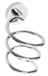 SAPHO XR002 X-ROUND uchwyt na suszarkę, spiralowy, chrom