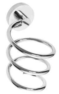 SAPHO XR002 X-ROUND uchwyt na suszarkę, spiralowy, chrom