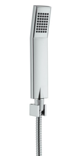 ABRA zestaw prysznicowy, drążek prysznicowy, wąż prysznicowy 1500mm, chrom