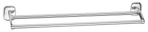 AQUALINE RB111 RUMBA podwójny wieszak na ręczniki, 600mm, chrom