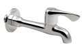 Zawór kulowy ścienny 1/2", długi, chrom