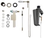 Kerasan 754593 WALDORF-RETRO mechanizm spłukujący z łańcuszkiem,brąz