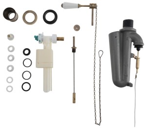 Kerasan 754593 WALDORF-RETRO mechanizm spłukujący z łańcuszkiem,brąz