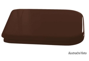 Kerasan 418840 WALDORF deska WC, Soft Close, orzech/chrom