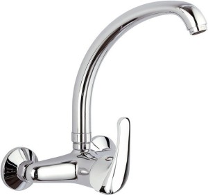 AQUALINE 1107-13 KASIOPEA bateria ścienna z wysoką wylewką, chrom