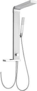 AQUALINE SL760 ROME zestaw prysznicowy z podłączeniem do baterii, wysokość 822cm, chrom