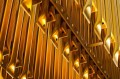 Lampa wisząca GALLIANO LONG ciemne złoto - aluminium, stal węglowa King Home 1162.S2