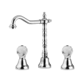 Giulini G. 3906 Odessa bateria umywalkowa 3-otworowa z pokrętłami Swarovski 