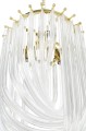 Lampa wisząca MURANO L złota - szkło, metal King Home JD9607-L.GOLD