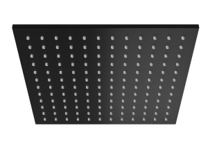 Kohlman Q30EB deszczownica kwadratowa 30cm czarny mat