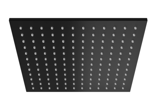 Kohlman Q30EB deszczownica kwadratowa 30cm czarny mat