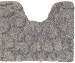 Sealskin Pebbles 294416414 dywanik łazienkowy 50x60 z wycięciem na wc szary