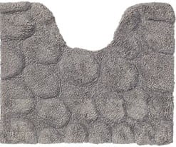 Sealskin Pebbles 294416414 dywanik łazienkowy 50x60 z wycięciem na wc szary